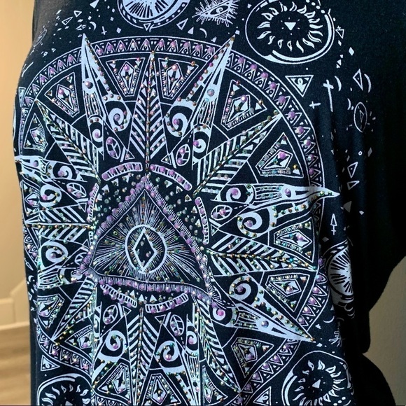 Charlotte Russe Astrology Black Long Sleeve - Picture 7 of 16